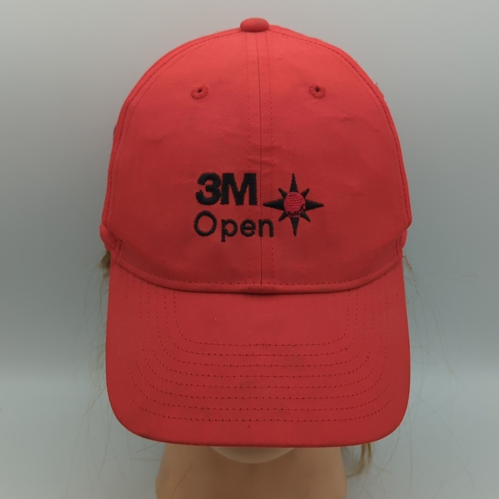 Nike 3M Open Hat TPC Twin Cities Dri-Fit Legacy91 Red Adjustable Golf Cap
